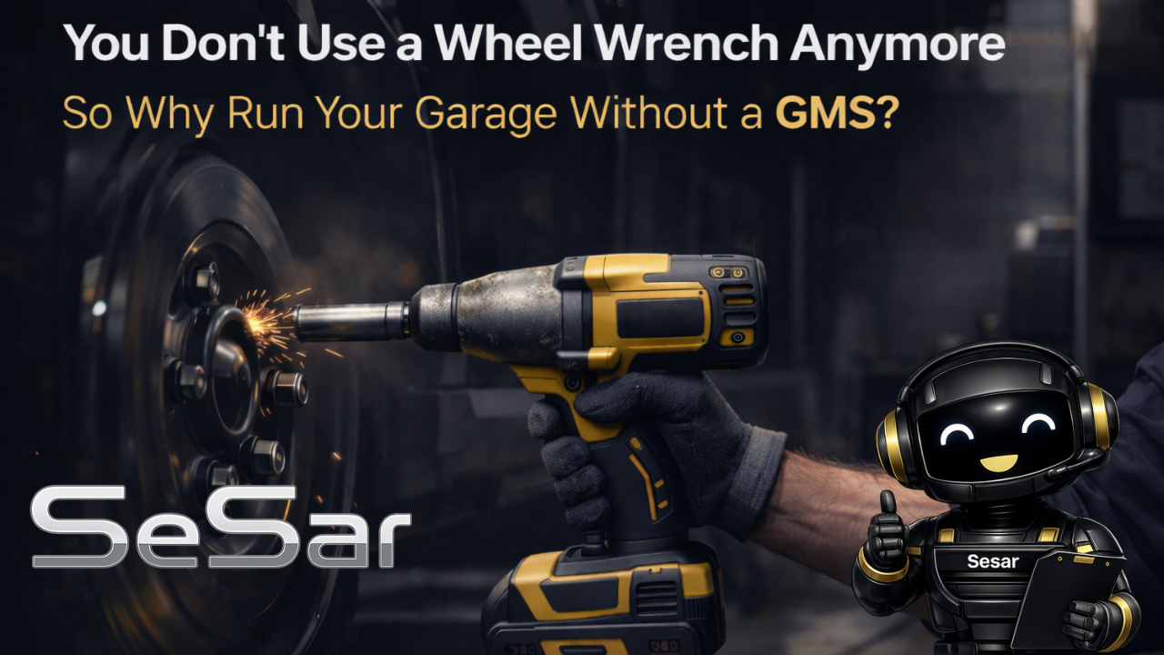 You Don’t Use a Wheel Wrench Anymore — So Why Run Your Garage Without a GMS?